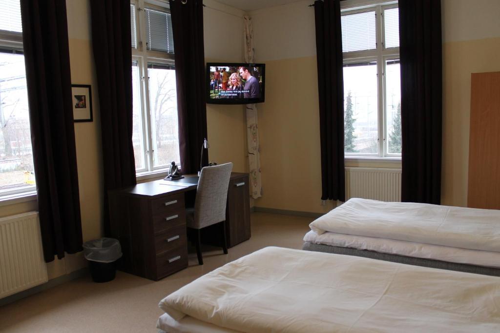 Stationshusets Hotell Och Cafe Köping Cameră foto